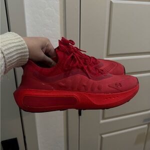 Under Armour Red Athletic Shoes